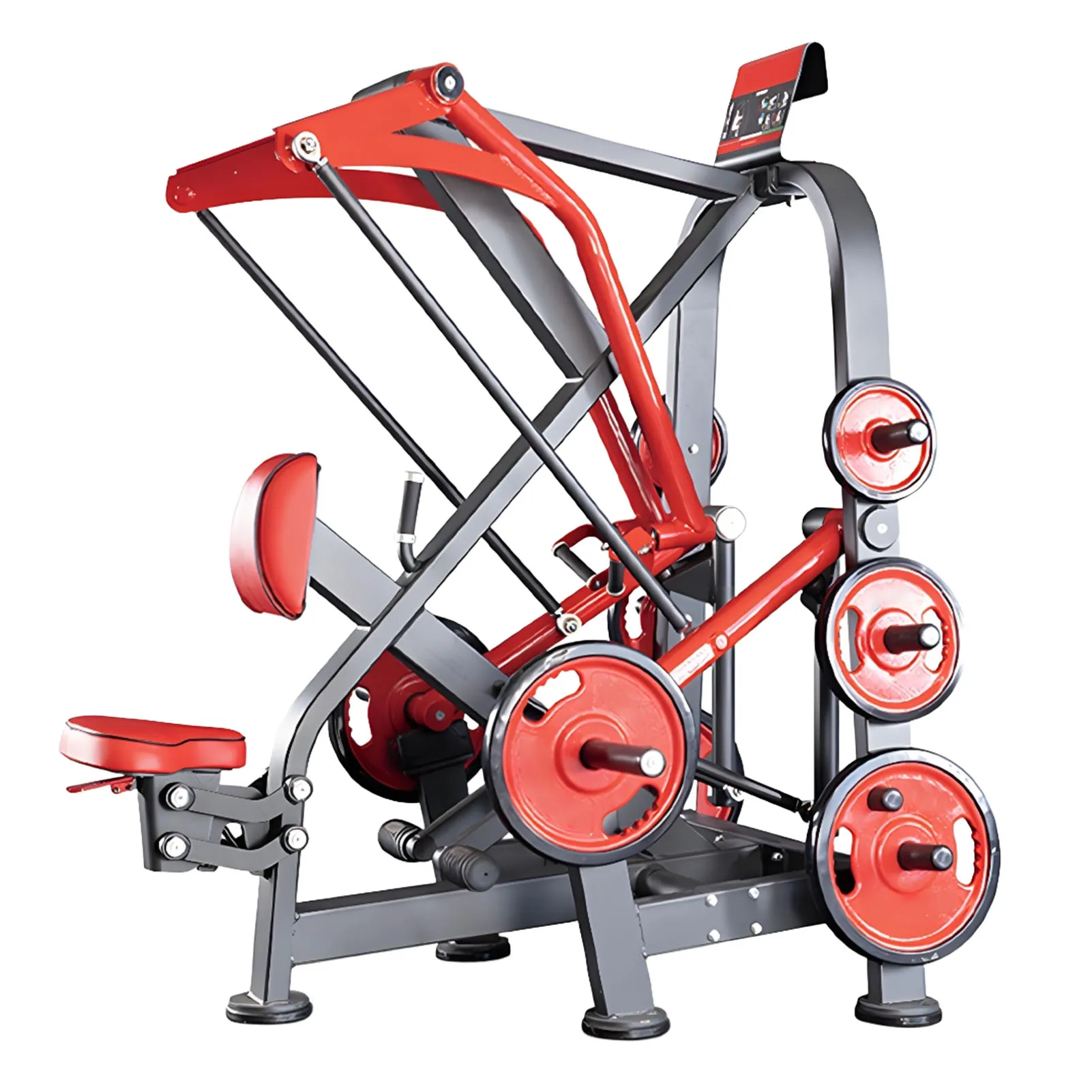 

Commercial Low Row Machine for Back Workout| Professional Plate Loaded Back Trainer | OEM Gym Strength Equipment Supplier11