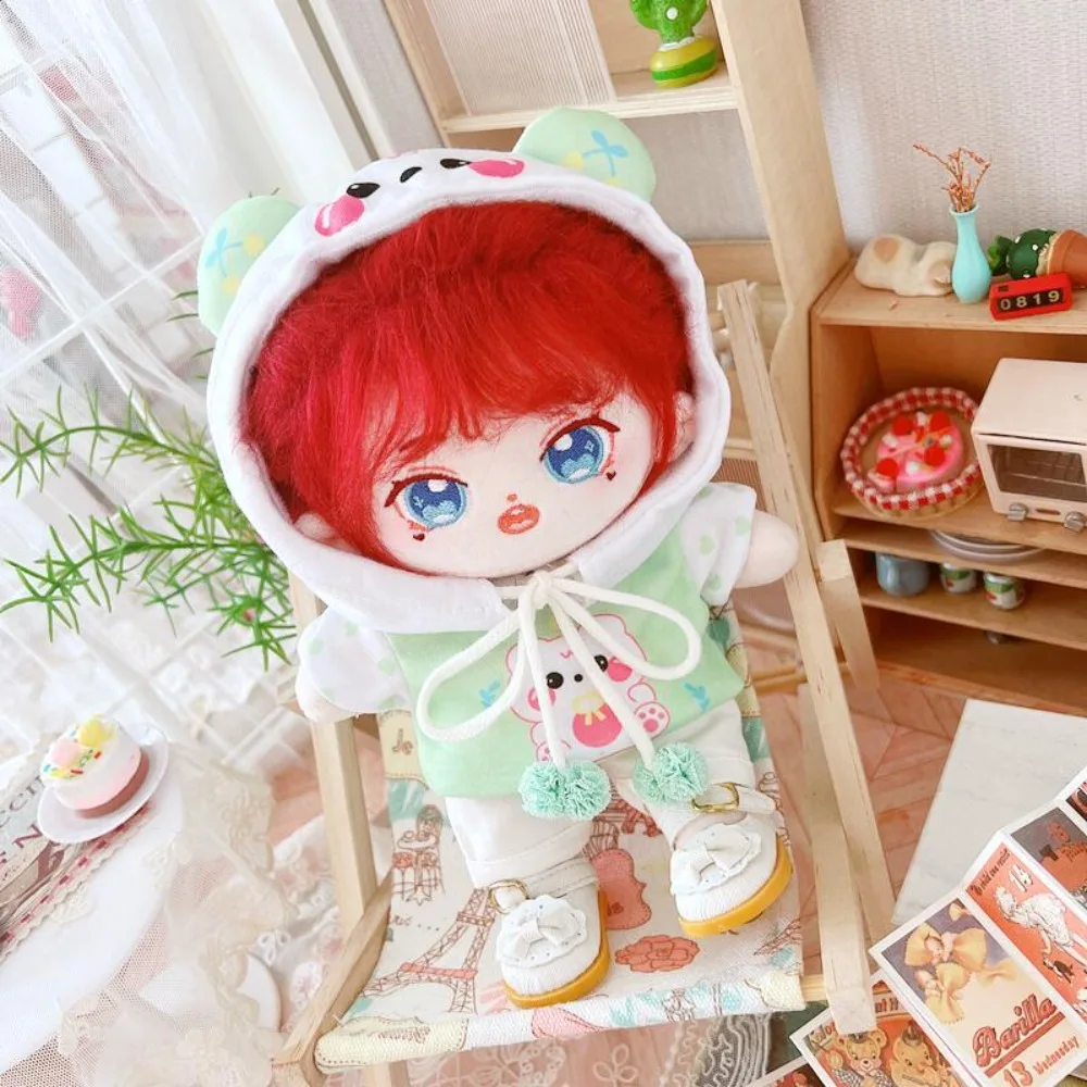 Sweater 20cm Cotton Doll's Clothes Cartoon Dress Up Idol Plush Doll Clothes Kawaii Lovely Plush Doll Costume Suit Children Toy