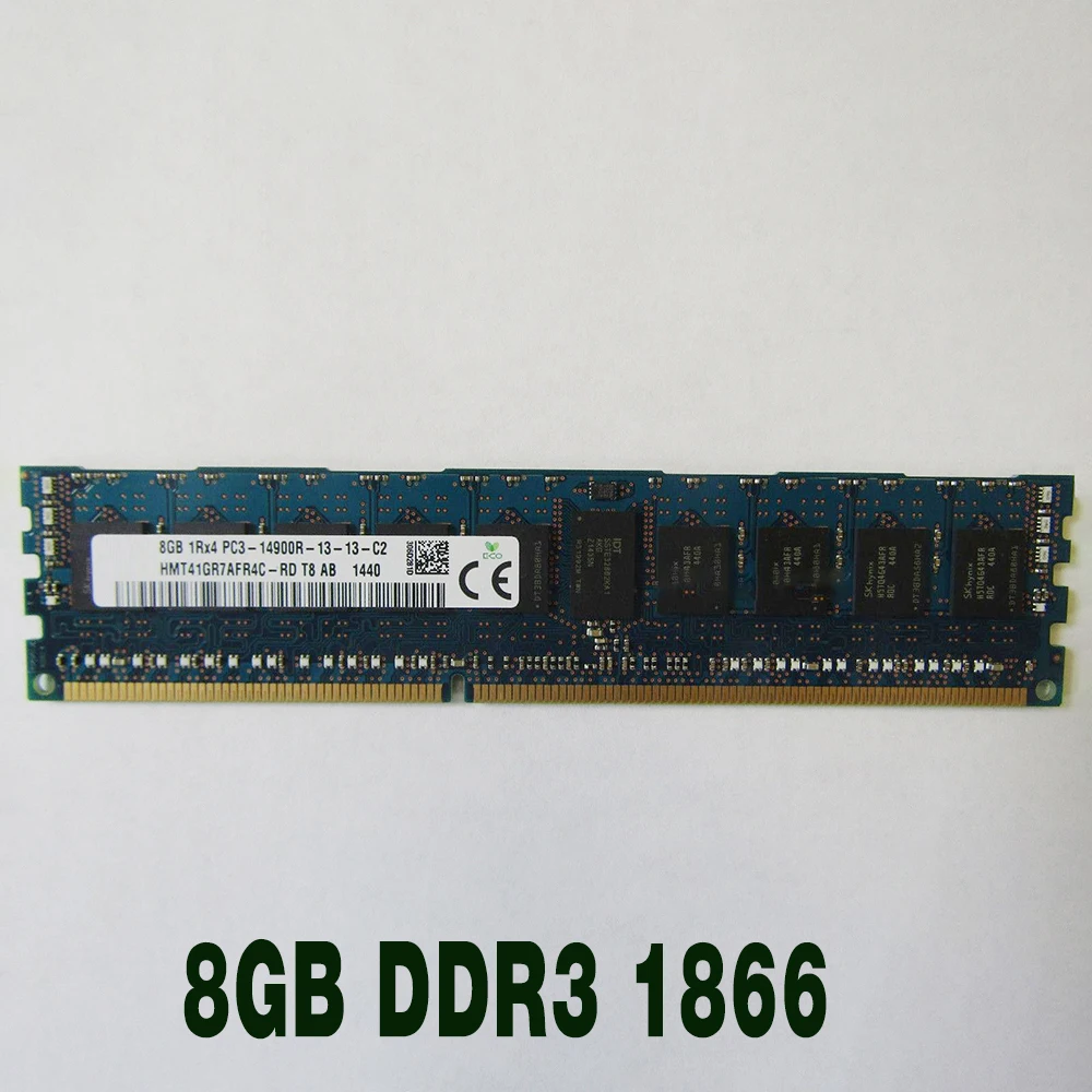 

1 pcs For SK Hynix RAM 8G REG ECC Memory High Quality Fast Ship 8GB 1RX4 PC3-14900R DDR3 1866