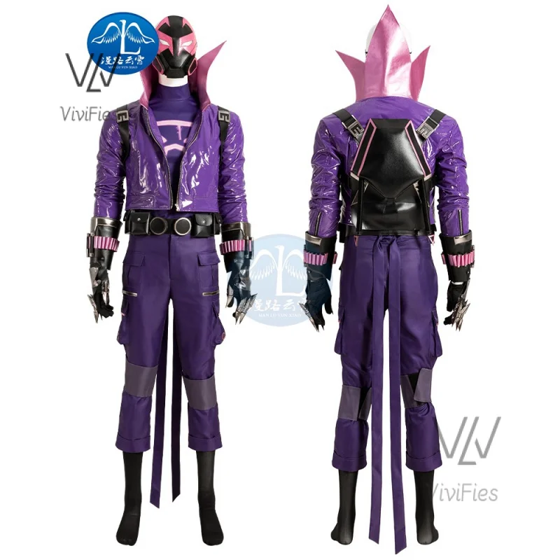 Movie Super Hero Cos Prowler Cosplay Costume Outfits Fantasy Top Pants Sets Halloween Carnival Suit Accessories For Men Roleplay