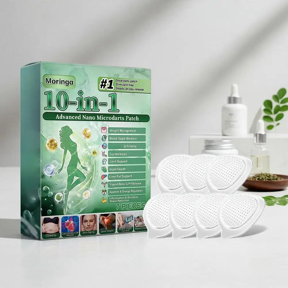 10-in-1 Advanced Nano Microdarts Patch Relieve Obesity Joint Healthy Anti-aging Firming Skin Multi-effect Body Care Slim Patch