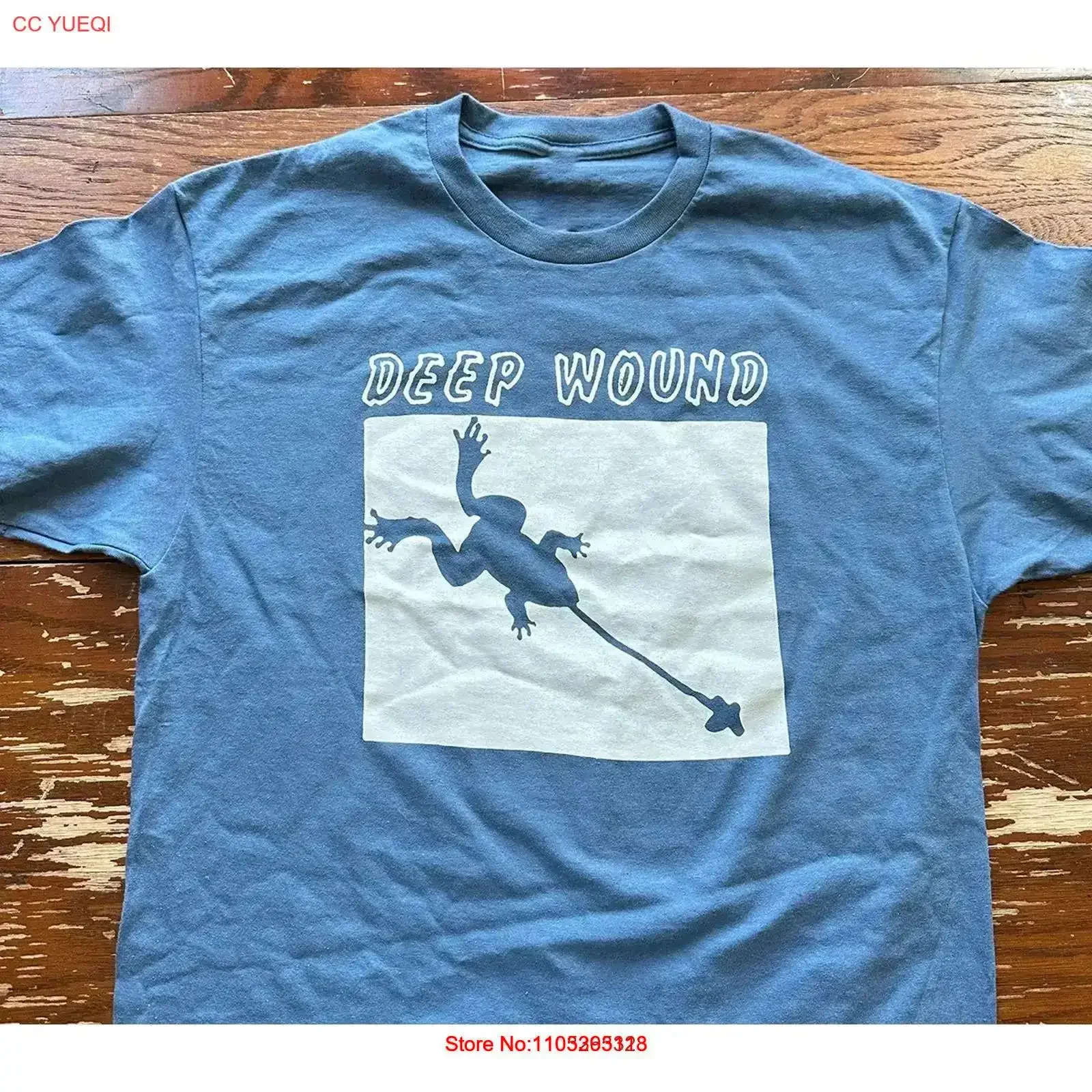 DEEP WOUND Almost Complete Album T Shirt Blue S 5XL 1P0992 vintage Washed Soft Versatile Comfortable Casual Breathable vintage