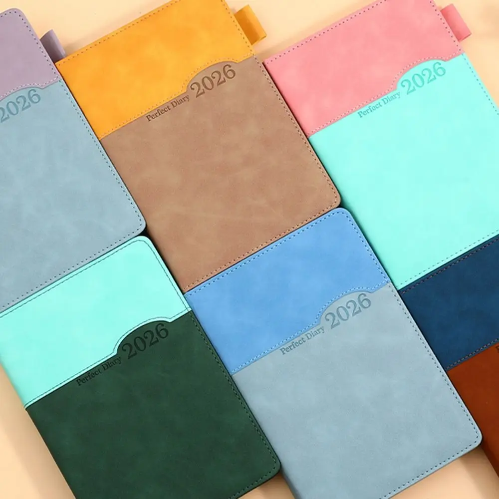 365 Days 2026 Schedule Planner Notepad English Efficient Organization A5 Agenda Planning Notebook Wear-resistant Self-discipline