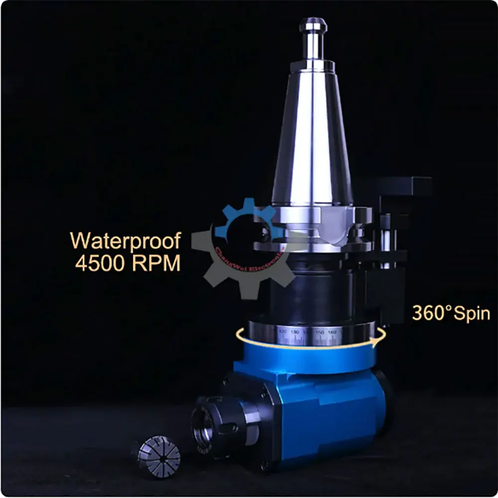 Machining center BT50-90 degree angle head side milling cutter handle BT50-AG ER25 32 40 right angle milling head