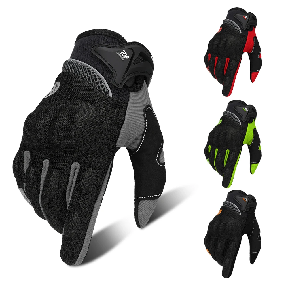 

Windproof Motorcycle Gloves Anti Slip Breathable Off-road Riding Gloves Anti Drop Touch Screen Full Finger Sports Gloves