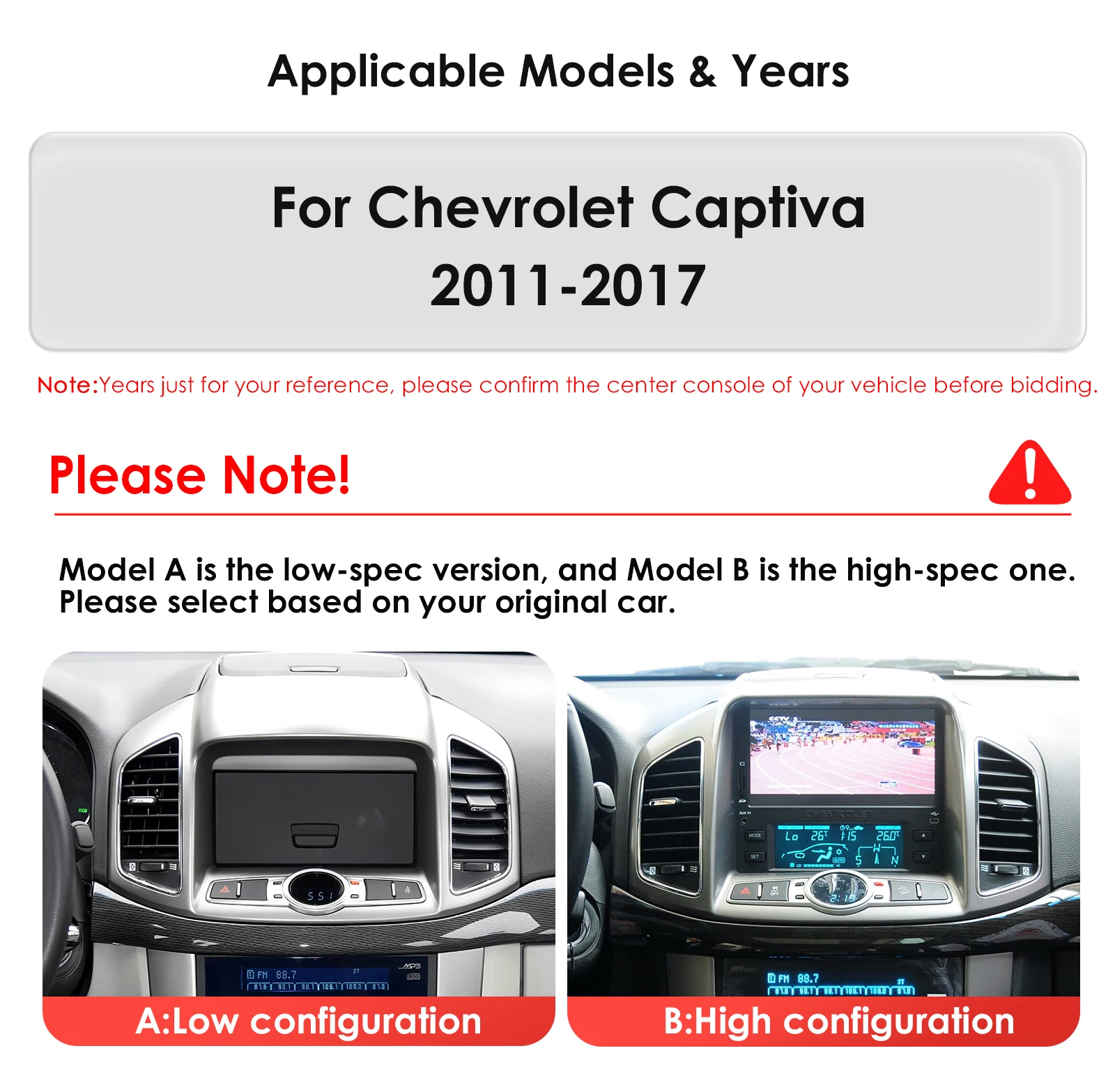 9.7 "7862 أندرويد 14 راديو السيارة لشروليه كابتيفا 2011-2017 الوسائط المتعددة Carplay أندرويد السيارات 360 كاميرا نظام تحديد المواقع ستيريو 2din الشاشة