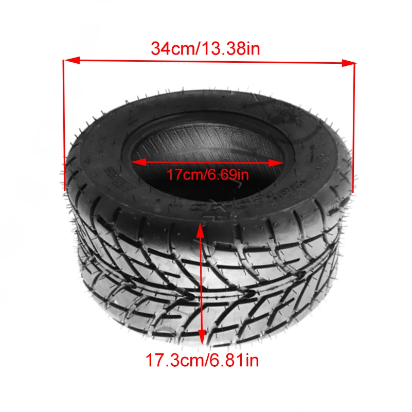 16x8-7 Vacuum Tyre 16 inch Tubeless for Beach Car 16X8-7 ATV Go-kart Wear-resistant Road Four-wheel ATV