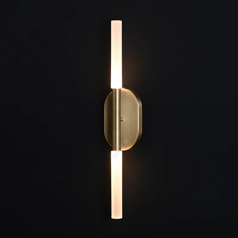 RHOEM Rousseau Linear Sconce Bathroom Sconce Bedroom Lamps Home Decor Wallmounted Lamp Glass Factory Directly Supply Glass