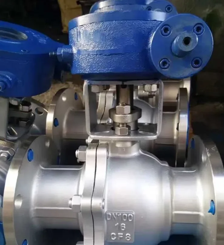 Stainless Steel Turbine Ball Valve Stainless Steel Flanged Ball Valve DN40-DN300