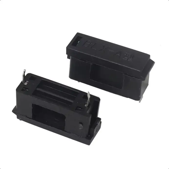 【30-10PCS】BLX-A 5*20MM BLACK GLASS FUSE HOLDER 5*20 Insurance Tube Socket Fuseholder for 5X20MM 5X20 Fuse PCB BOARD