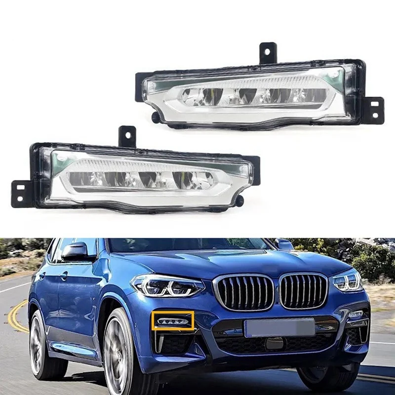 

Car Front Bumper LED Daytime Running Light for BMW 63177412528 R HOT SALE