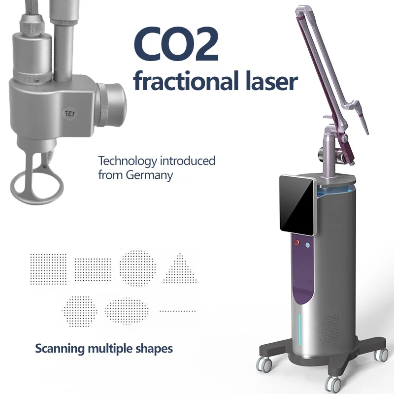 NEWEST Co2 Laser Fractional 10600NM Fractional Co2 Laser Machine Co2 Laser Cutting Machine 4D Skin Resurfacing Stretch Marks