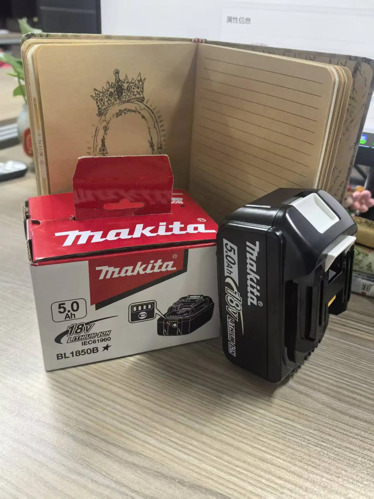 

100% Original makita 18V battery 5.0Ah BL1840 battery rechargeable power tool battery 18v makita
