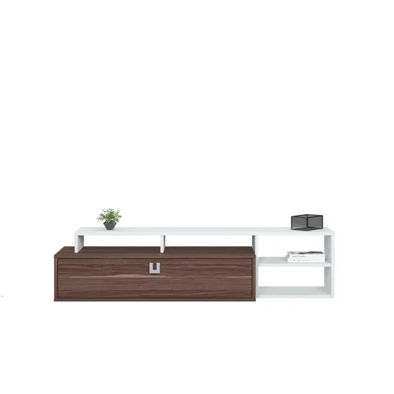 

Z для гостиной Q Деревянная подставка для телевизора с контрастным дизайном на заказ и большим пространством для хранения вещей