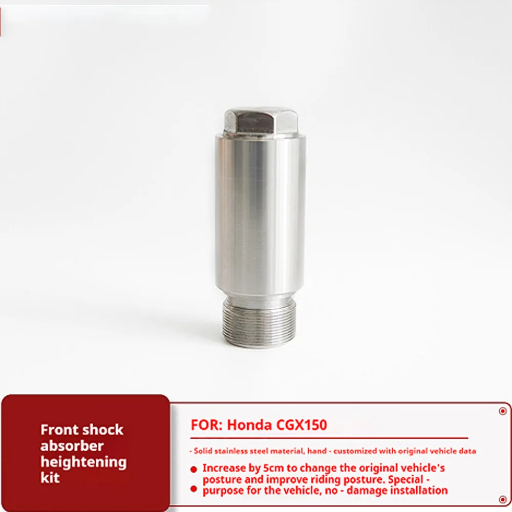 For Honda CGX150 Front Fork Extension 5cm Riser Stainless Steel No-Drill Accesorios Moto Accessori Moto