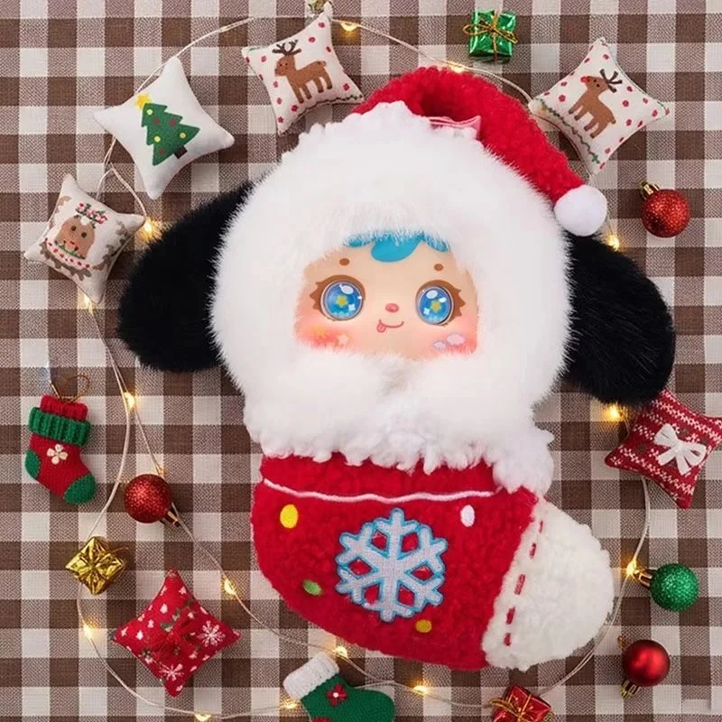 Nuovo MINISO Samuel Joyful Notte Di Natale Peluche Cieco Scatola Bambola Carino Figura Bambola Sorpresa Regali Di Natale Vacanza Cieco Scatola Giocattoli