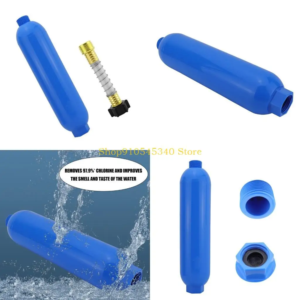 U2JA Pool and Spa Water Filter Kit with Hose Guard and Threaded Hose Ends for Trailer, Boat and Garden Lines Support