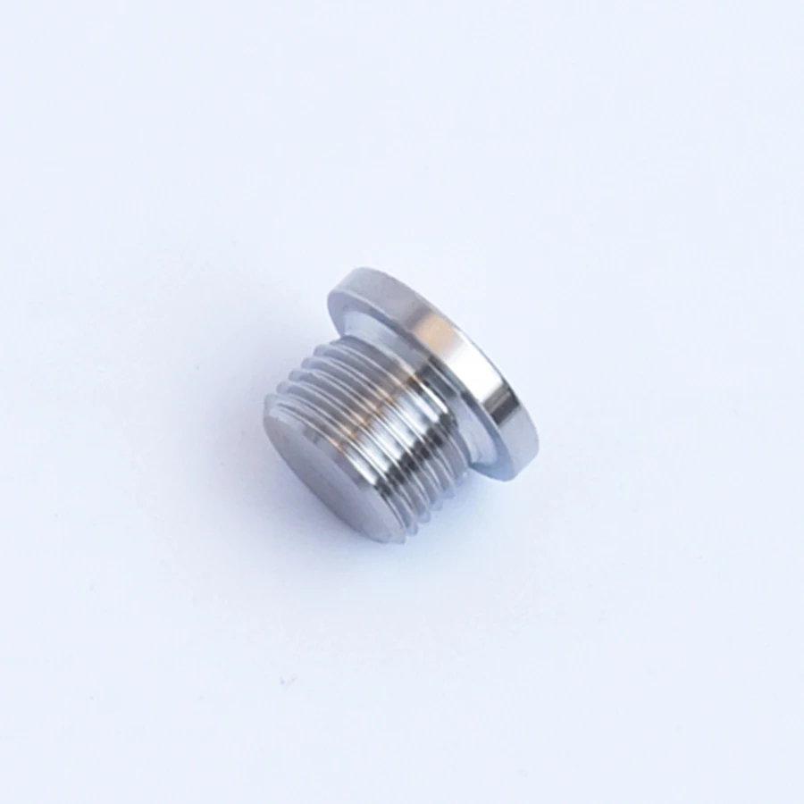 304 Stainless Steel Hexagon Socket Flange Face Oil Plug M8/10/12/14/16/18/20/22/24/27/30/33/36 Male Thread Fitting Water Gas Oil