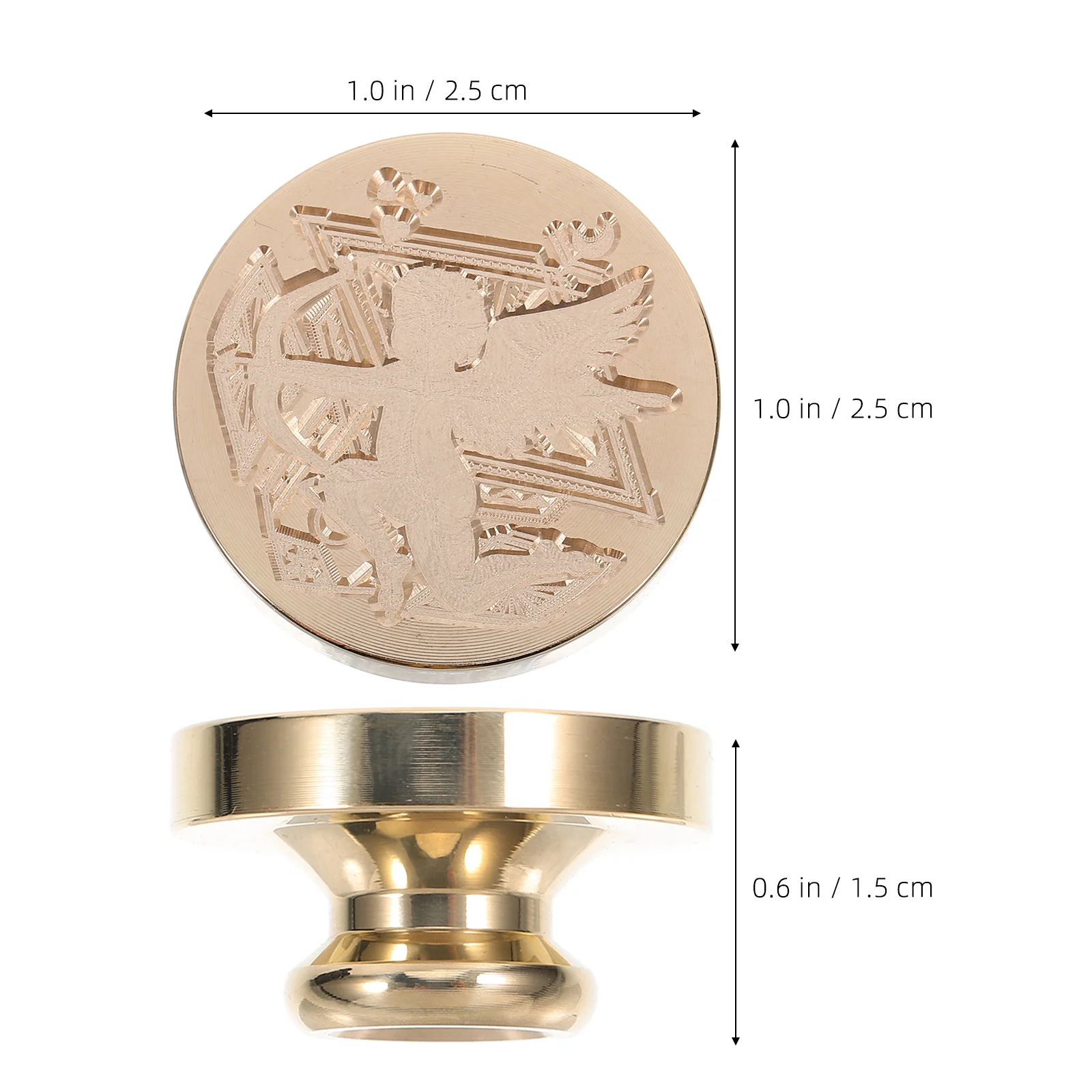 

DIY Craft Copper Wax Seal Stamp Head Elegant Letter Envelope Sealing Decor Gift Packaging Accessory Long Lasting