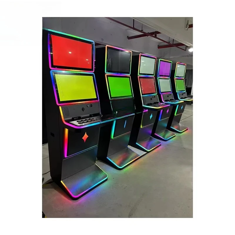 Hot Sale Low Price Coin 43 Vertical Vertical Vertical Gaming Ready Cabinet with Light Emitting Diode Surveillance Skill