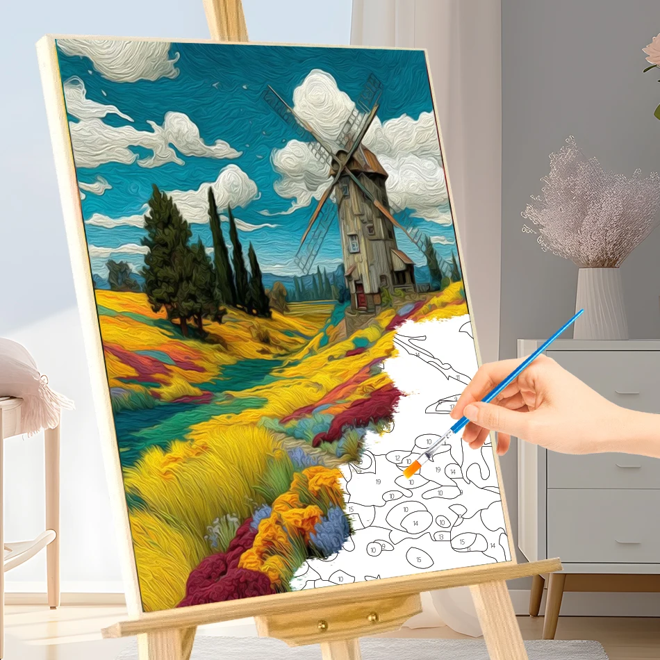 

GATYZTORY Diy Painting By Numbers Paint Pictures By Numbers Decorative Paintings Handmad Gifts Crafts Diy Oil Home Decoration