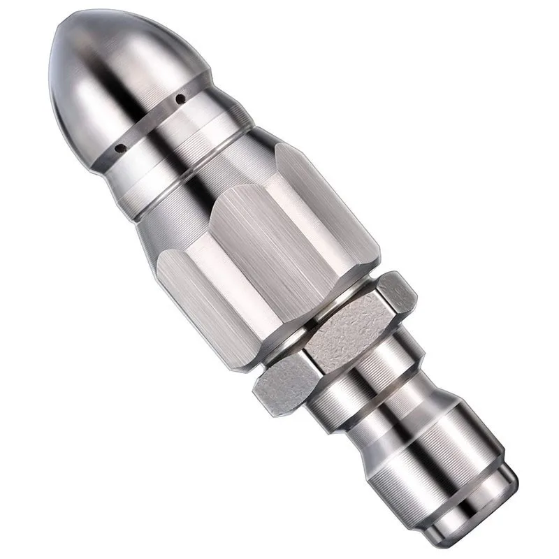 

1/4" Quick Connectornozzle Sewer Washer 5000PSI Stainless Steel High Pressure Hose Nozzle Sewer and Sewage Washing Accessories