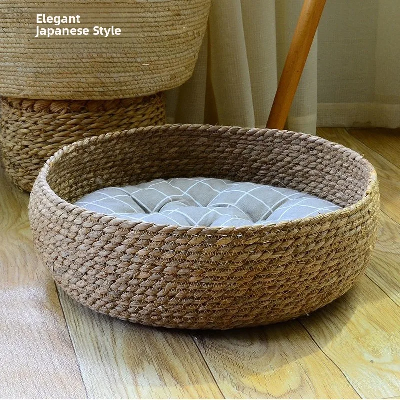 

Теплая всесезонная лежанка-когтеточка для маленьких собак, лежанка-домик для питомцев, коврик S-типа, домик для собак пород тайский пудель/тедди, ручная работа, с эффектом памяти, из пены с эффектом памяти