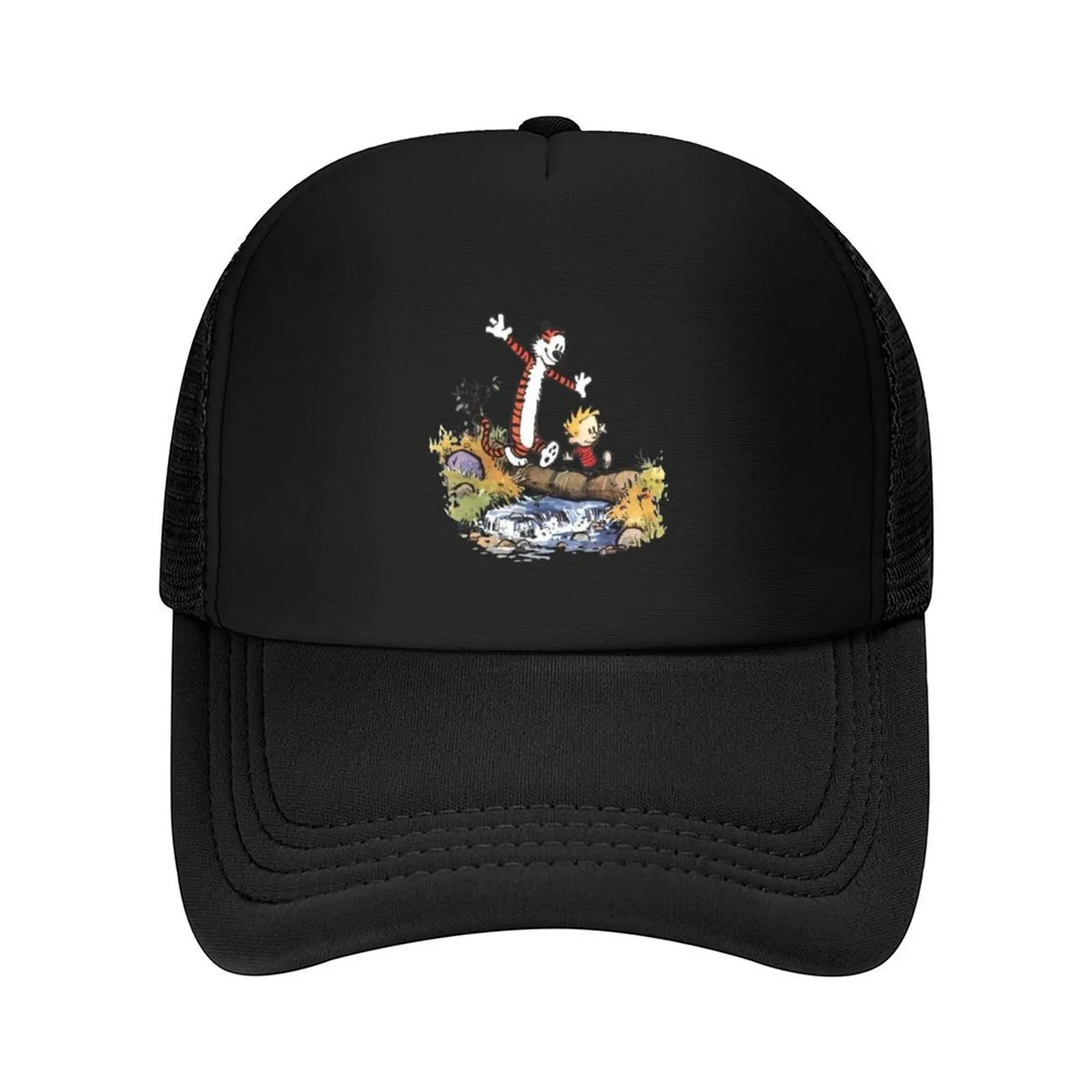 

Бейсбольная кепка Calvin and Hobbes Playing By Water, роскошная брендовая бейсболка Wild Ball Hat, уникальные шапки на день рождения, женские шапки для солнца, мужские