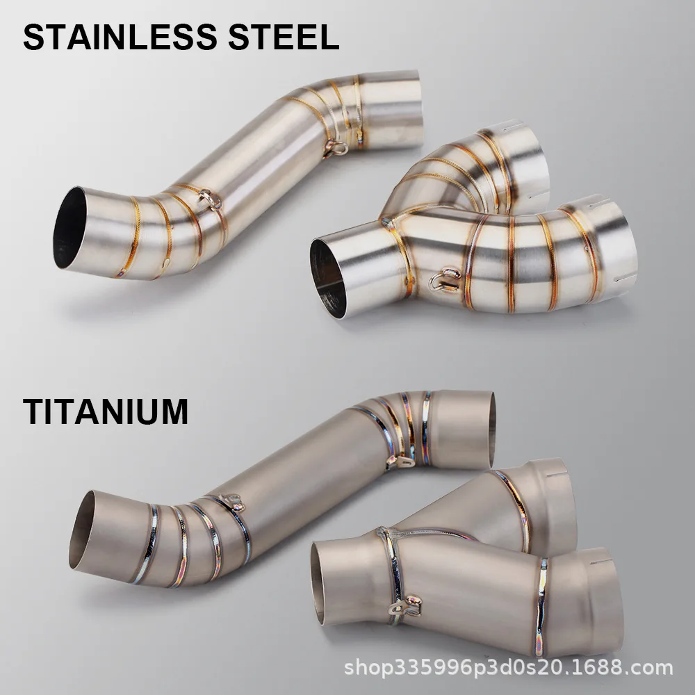 Suitable For S1000RR Titanium Alloy Middle Section 10-14 Years S1000R Depressurization Drum Exhaust Modification 10-16 Years