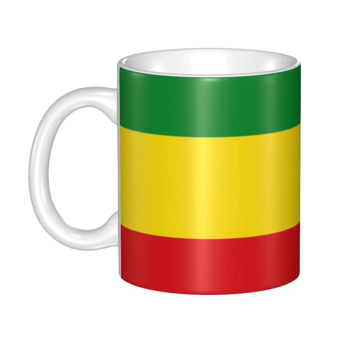 Rasta Lion Jamaica Flag Mug Customized Jamaican Reggae Coffee Ceramic Mug Cup Creative Present