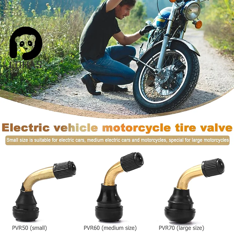 1PC Tubeless Tyre Valve Stems For Electric Scooter Bike Degree Air Tyre Valve Stem For Motorcycle Dirt Bikes