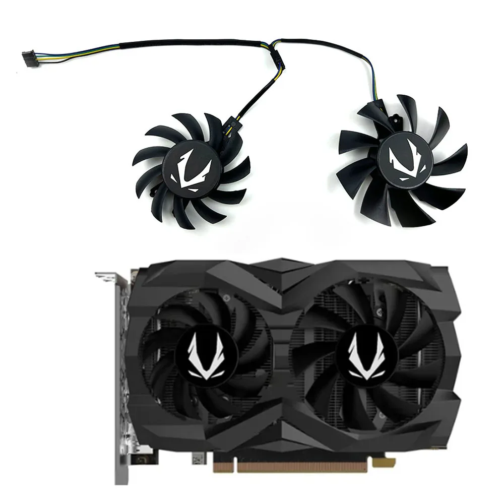 

NEW GA72S2U GA82S2H 12V 0.32A 4Pin Cooling FAN For ZOTAC GAMING GeForce GTX1660 SUPER 1660Ti Twin Replacement Fan ZT-T16620F-10L