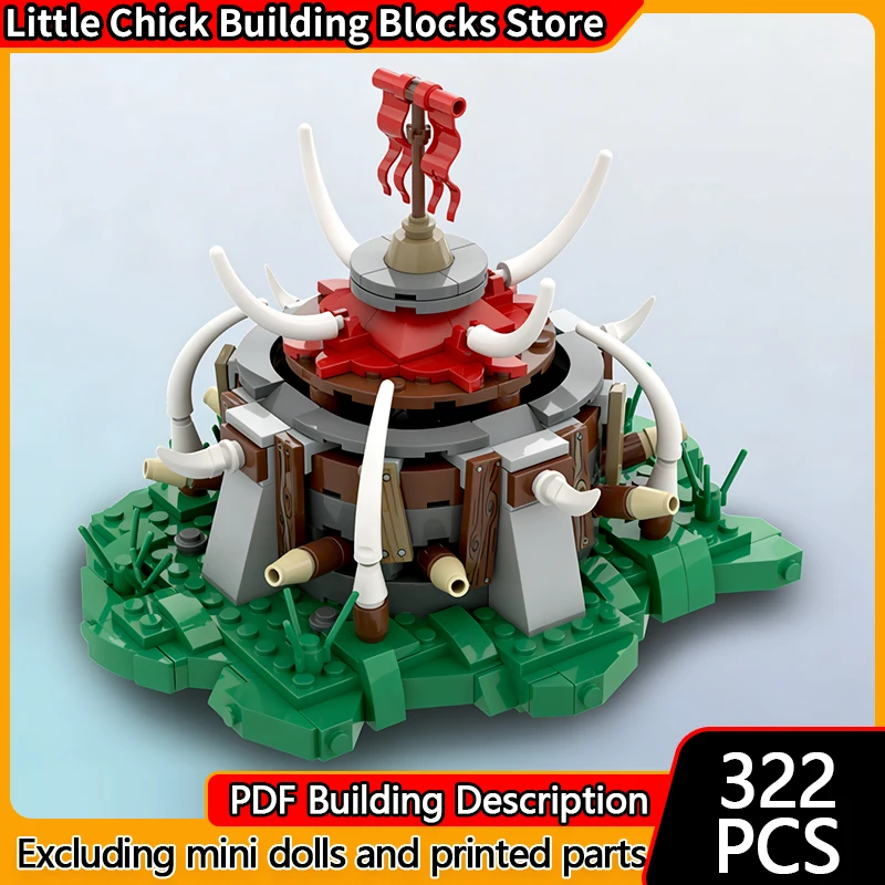 

Popular Game Model MOC Building Bricks Fortifications Burrow Modular Technology Children Holiday Gifts Assemble Toys Suit