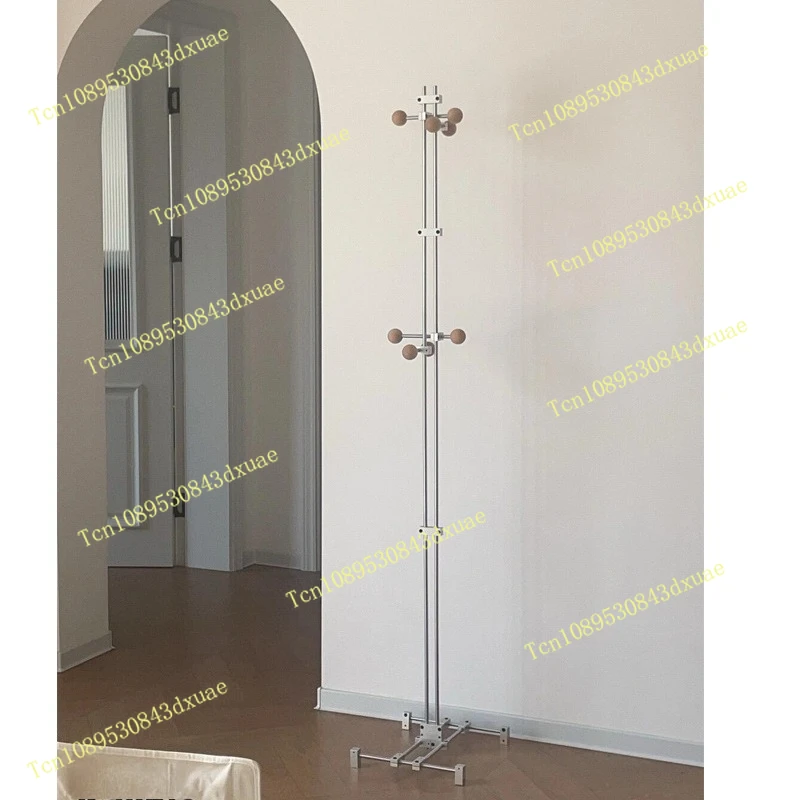Household hanger optical axis coat rack floor storage rack stainless steel shelf bedroom fitting room hanger