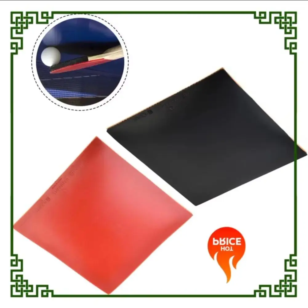 

Table Tennis Rubber Hard Sponge Fast Attack Black Red Both Side Optional Racquet Pingpong Rubbers Cover For Beginners Amateurs