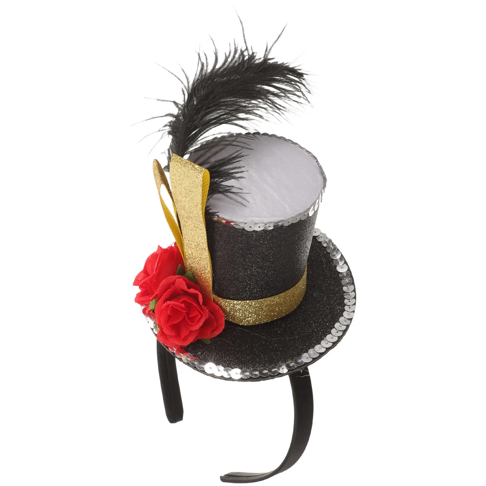 

Mini Retro Top Hat Headband Lightweight Party Hair Accessory Women Girls Cosplay Carnival Masquerade Festival Headband