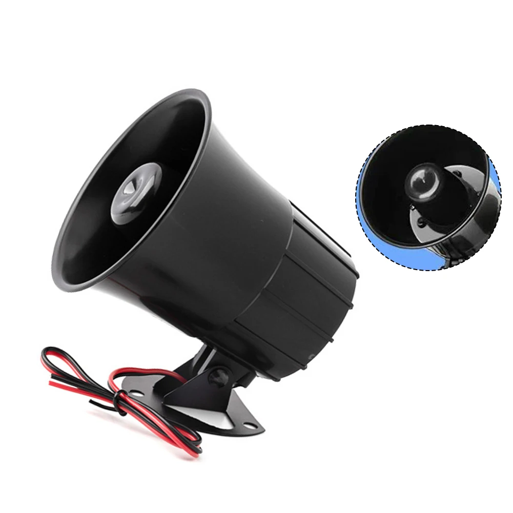 110-120dB Alarm Speaker Adjustable For Horn IP65 Waterproof For Security System Gas Leak Infrared Detector Outdoor