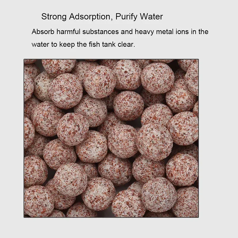 100/500G Hohl Biochemische Ball Filter Medien Nitrifizierende Bakterien Haus Aquarium Filter Zubehör Für Aquarium Wasser Reinigung – Detail 4