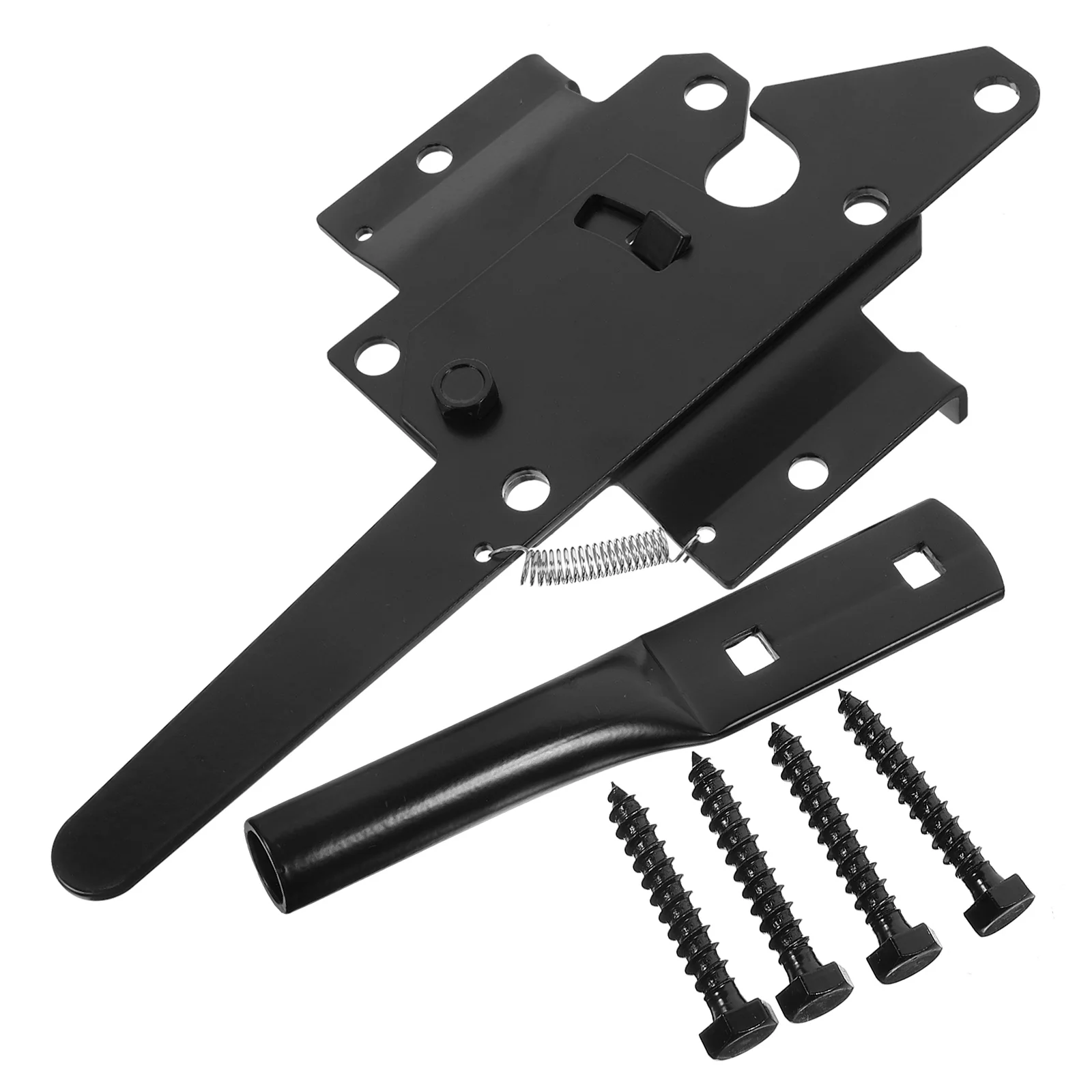 

1 set HeavyDutyFenceGateHingesIronLatchLocksforWoodenGatesOutdoorHardwareClassicDesignDurableMaterialEasyInstallation