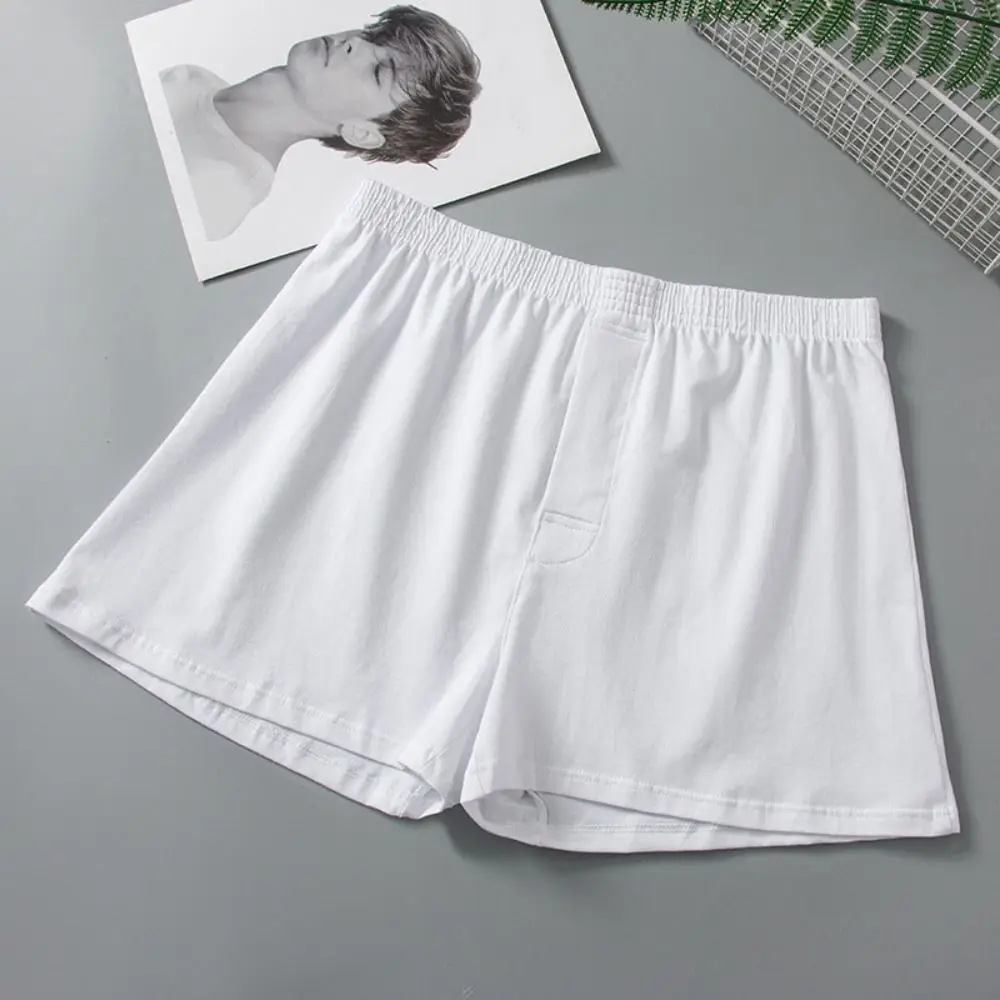 

3Pcs Simple Ice Silk Men's Flat Panties Mid Waist Large Size Thin Boxers Shorts Seamless Underpants Men's Underwear Male