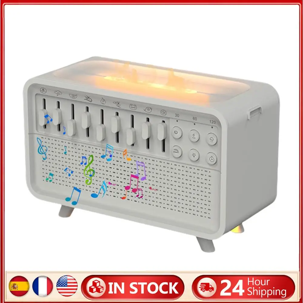 

Диффузор эфирного масла с белым шумом и ночником для сна, аромадиффузор для детей и взрослых