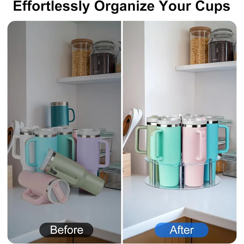 A76X-Für 40-Unzen-Becher-Organizer mit Griff, Wasserflaschen-Organizer für 40-Unzen-Becher-Cup-Organizer
