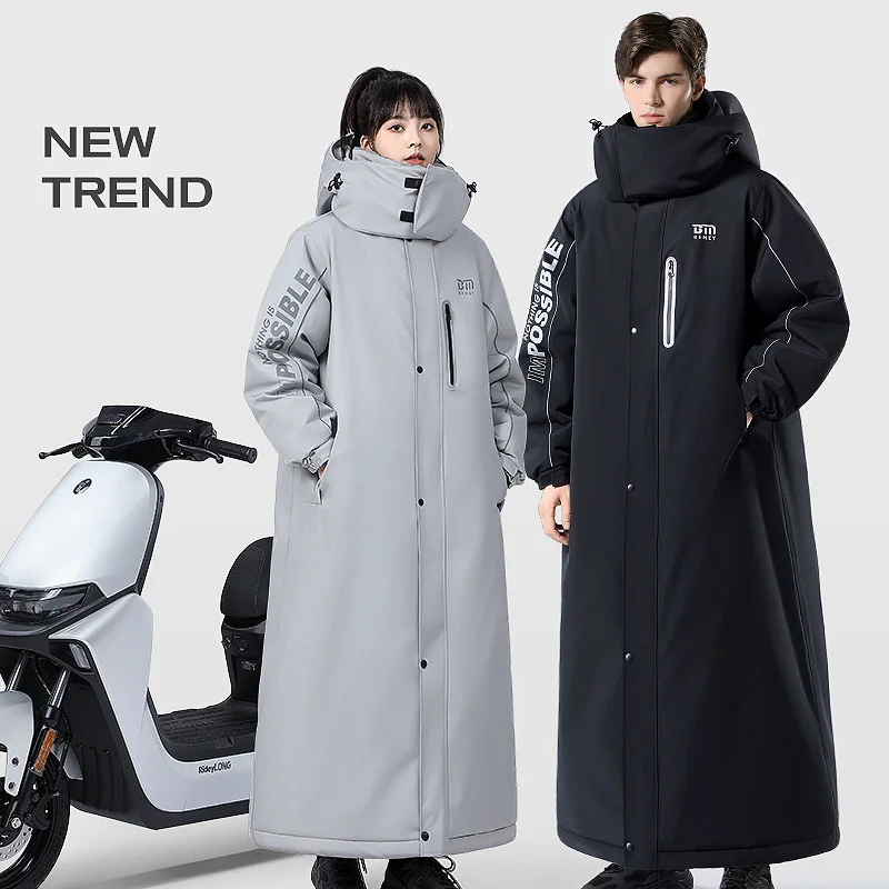 Motorcycle Windproof Winter Warm Waterproof Velvet Thickening Snowmobile Jackets Outdoor Skiing Riding Cold-proof Suits