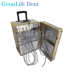 GreatLife Dent Dental Treatment Unit Portable Dental Unit Dental Portable Unit with Air System Water System Suction