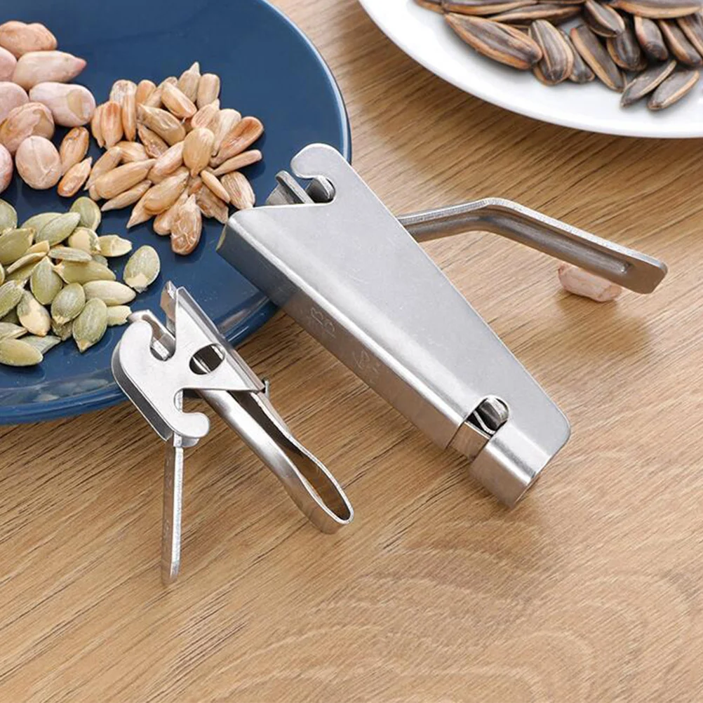 

2 pcs Stainless Steel Pine Nut Plier Durable Nut Cracker For Melon Seeds Easy Carry Kitchen Bar Tool Pistachio Peeler