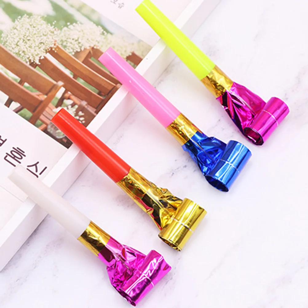 

50 PCS Blowouts Party Favors Whistles Children’s Toys Childrens Props Noise Maker