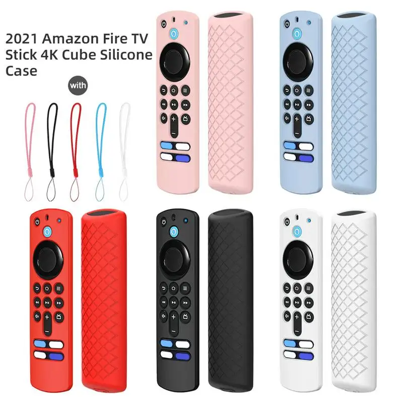 TV Remote Control Cover Protective Case For Fire TV Stick 4K 2nd Gen And 3rd Controller Compatible With Alexa Voice Remote