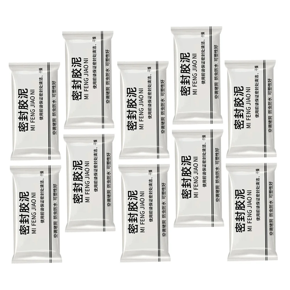 10Pcs Waterproof Sealing Clay High Efficiency Sealant for Home Repairs Easy Application Long Lasting Protection