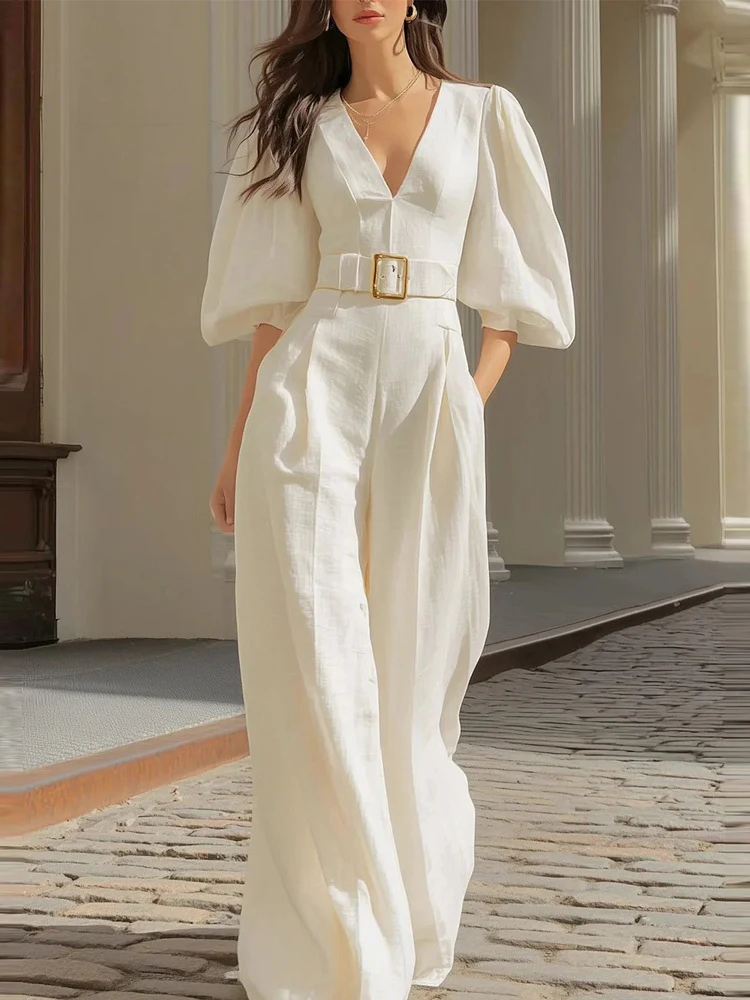 Women Sweet All Match Loungewear Jumpsuits Solid Fashion Half Sleeve Casual Ladies Overalls Elegant Summer Playsuits Streetwear