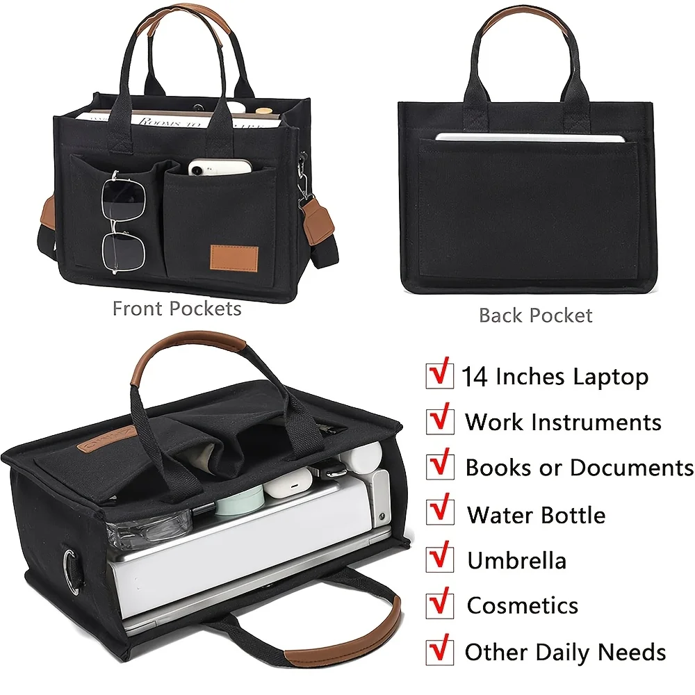 Women's Nurse & Teacher Work Tote Bag with Crossbody Purse, Multi- Satchel Handbag Suitable for Travel, College, Essentials view 6